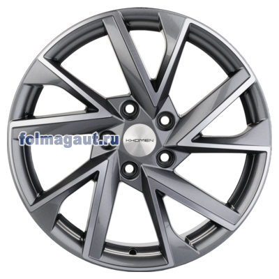  Khomen Wheels 7x17 5/112/49/57,1 Khomen Wheels KHW1714 GRAY FP . . (WHS498171) ()