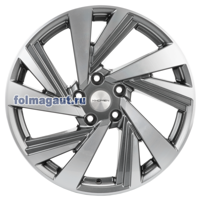  Khomen Wheels 7,5x18 5/114,3/50/66,1 Khomen Wheels KHW1801 GRAY FP . . (WHS498246) ()