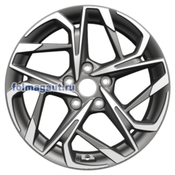  Khomen Wheels 7x17 5/114,3/48/67,1 Khomen Wheels KHW 1716 BLACK FP . . (WHS498562) ()