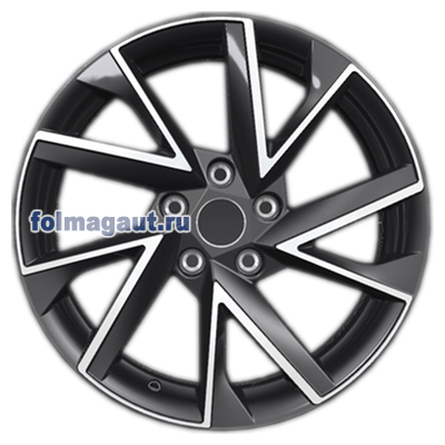  Khomen Wheels 7x17 5/114,3/51/67,1 Khomen Wheels KHW1714 BLACK FP . . (WHS498614) ()