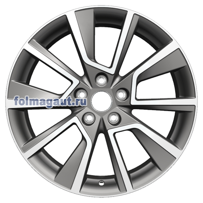  Khomen Wheels 7x18 5/114,3/38/67,1 Khomen Wheels KHW1802 GRAY FP . . (WHS498156) ()