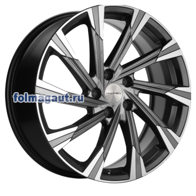  Khomen Wheels 7,5x19 5/114,3/38/67,1 Khomen Wheels KHW1901 GRAY FP . . (WHS506302) ()