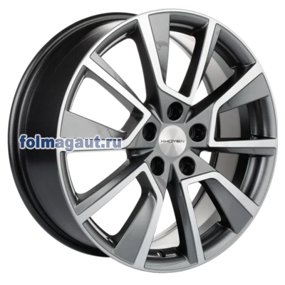  Khomen Wheels 7x18 5/114,3/37/66,5 Khomen Wheels KHW1802 GRAY FP . . (WHS506431) ()