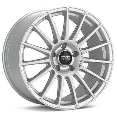  OZ Racing 9x21 5/127/50/71,6 OZ Racing SUPERTURISMO DAKAR MATT RACE SILVER BLACK LETTERING . . (00061061) ()