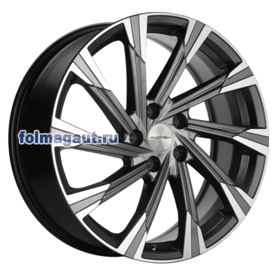  Khomen Wheels 7,5x19 5/114,3/48/67,1 Khomen Wheels KHW1901 GRAY FP . . (WHS507188) ()