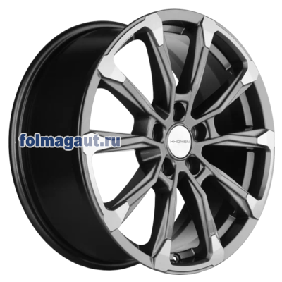  Khomen Wheels 7,5x18 5/114,3/50/66,1 Khomen Wheels KHW1808 BLACK . . (WHS509311) ()