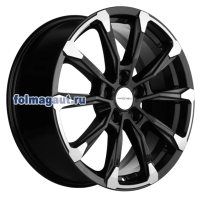  Khomen Wheels 7,5x18 5/114,3/50/67,1 Khomen Wheels KHW1808 BLACK FP . . (WHS509065) ()