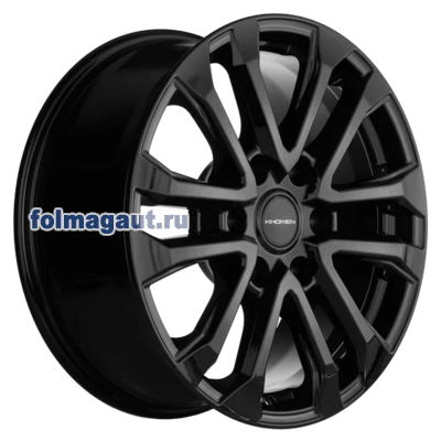  Khomen Wheels 7,5x18 6/139,7/25/106,1 Khomen Wheels KHW1805 BLACK . . (WHS509062) ()