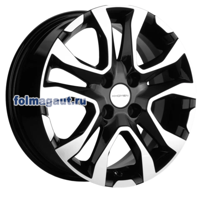  Khomen Wheels 6x15 4/100/46/54,1 Khomen Wheels KHW1503 BLACK FP . . (WHS507818) ()