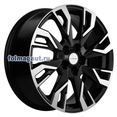  Khomen Wheels 7x18 5/114,3/35/66,1 Khomen Wheels KHW1809 BLACK FP . . (WHS511516) ()