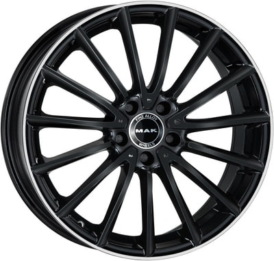  Mak 8x19 5/112/48/66,6 Mak KOMET GLOSS BLACK MIRROR RING . . (00031068) ()