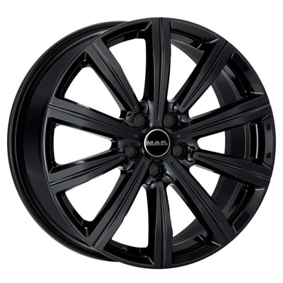  Mak 8x19 5/108/45/63 Mak BIRMINGHAM GLOSS BLACK . . (00075590) ()