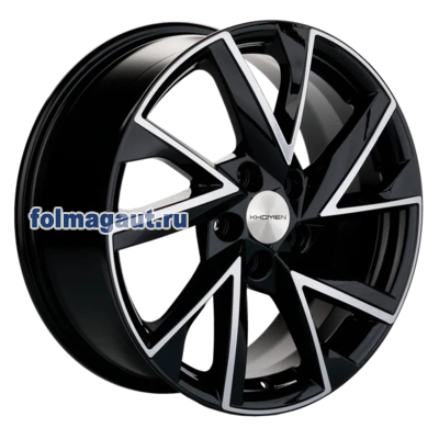  Khomen Wheels 7x17 5/114,3/40/57,1 Khomen Wheels KHW1714 BLACK FP . . (WHS518476) ()