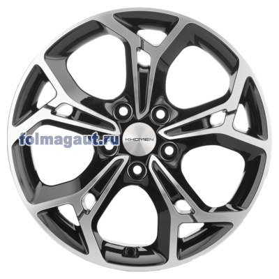  Khomen Wheels 7x17 5/110/40/67,1 Khomen Wheels KHW1702 BLACK FP . . (WHS519564) ()