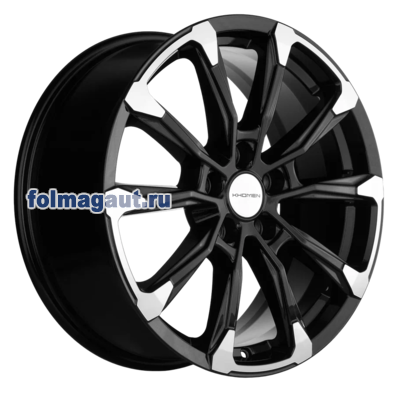  Khomen Wheels 7,5x18 5/108/47/60,1 Khomen Wheels KHW 1808 BLACK FP . . (WHS519721) ()