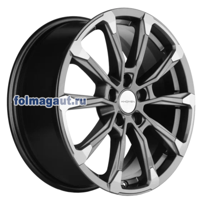  Khomen Wheels 7,5x18 5/108/46/63,4 Khomen Wheels KHW1808 GRAY FP . . (WHS519548) ()