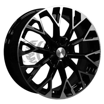  Khomen Wheels 7x17 5/114,3/45/60,1 Khomen Wheels KHW1718 BLACK FP . . (WHS519979) ()