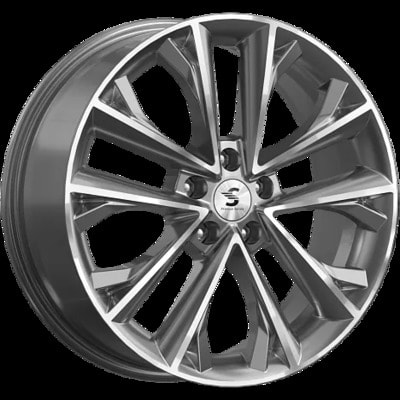   7x18 5/108/47/60,1  KP-012 (PREMIUM SERIES) DIAMOND GLOSS GRAPHITE . . (4201117) ()