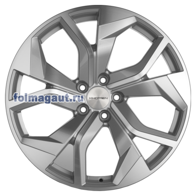  Khomen Wheels 8,5x20 5/112/48/66,6 Khomen Wheels KHW2006 BRILLIANT SILVER . . (WHS521146) ()