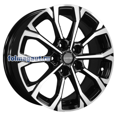  Khomen Wheels 6,5x16 5/114,3/44/67,1 Khomen Wheels KHW1605 BLACK FP . . (WHS522128) ()