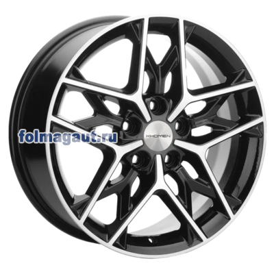  Khomen Wheels 7x17 5/110/45/67,1 Khomen Wheels KHW1709 BLACK FP . . (WHS522115) ()