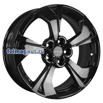  Khomen Wheels 7x17 5/114,3/45/67,1 Khomen Wheels KHW1724 BLACK . . (WHS522573) ()