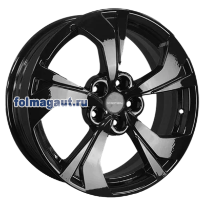  Khomen Wheels 7x17 5/114,3/45/67,1 Khomen Wheels KHW1724 BLACK . . (WHS522572) ()