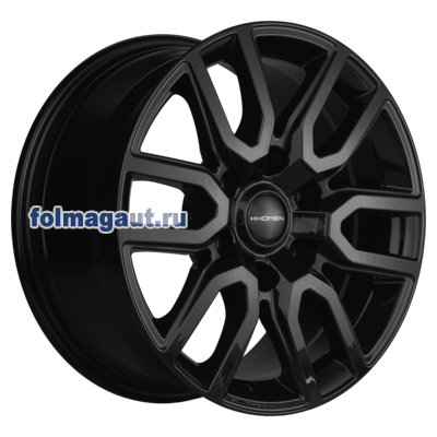  Khomen Wheels 8x17 6/139,7/25/106,1 Khomen Wheels KHW1723 BLACK . . (WHS522630) ()