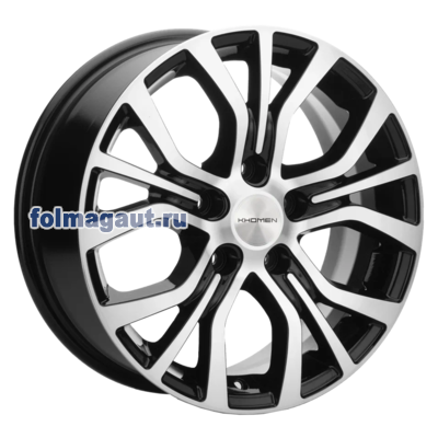  Khomen Wheels 6,5x16 5/110/46/63,3 Khomen Wheels KHW1608 BLACK FP . . (WHS523564) ()