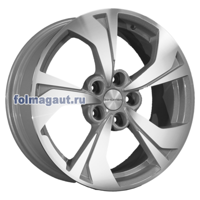  Khomen Wheels 7x17 5/114,3/45/60,1 Khomen Wheels KHW1724 F/SILVER FP . . (WHS524014) ()