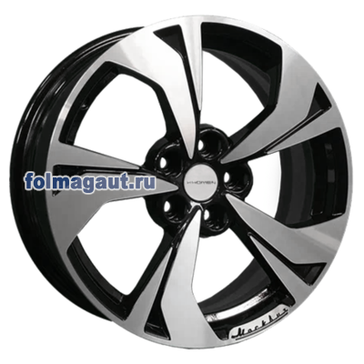  Khomen Wheels 7x17 5/114,3/45/60,1 Khomen Wheels KHW 1724 BLACK FP . . (WHS523758) ()