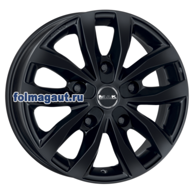  Mak 6,5x16 5/160/60/65,1 Mak LOAD 5 GLOSS BLACK . . (WHS520077) ()