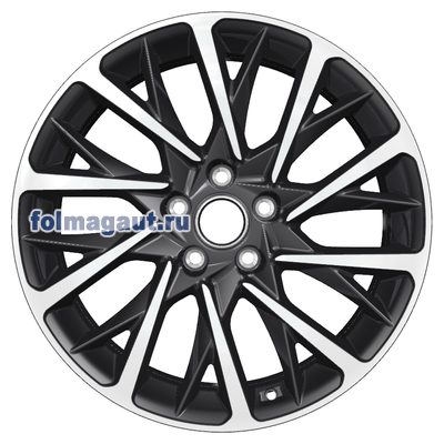  Khomen Wheels 7,5x18 5/110/40/67,1 Khomen Wheels KHW1804 BLACK FP . . (WHS520376) ()