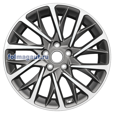  Khomen Wheels 7,5x18 5/114,3/40/57,1 Khomen Wheels KHW1804 GRAY FP . . (WHS524444) ()