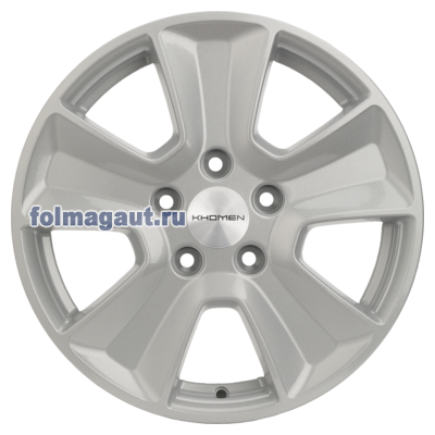  Khomen Wheels 6,5x16 5/110/46/63,3 Khomen Wheels KHW1601 F/SILVER . . (WHS524565) ()