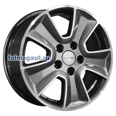  Khomen Wheels 6,5x16 5/114,3/45/54,1 Khomen Wheels KHW 1601 GRAY FP . . (WHS524564) ()