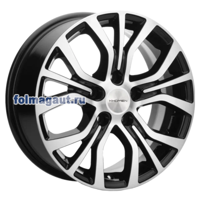  Khomen Wheels 6,5x16 5/114,3/38/60,1 Khomen Wheels KHW1608 BLACK FP . . (WHS508271) ()