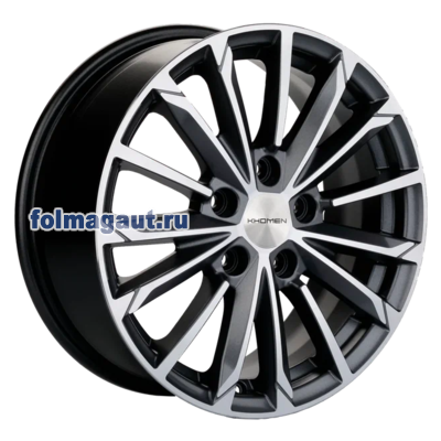  Khomen Wheels 6,5x16 5/108/43/65,1 Khomen Wheels KHW 1611 GRAY FP . . (WHS524790) ()