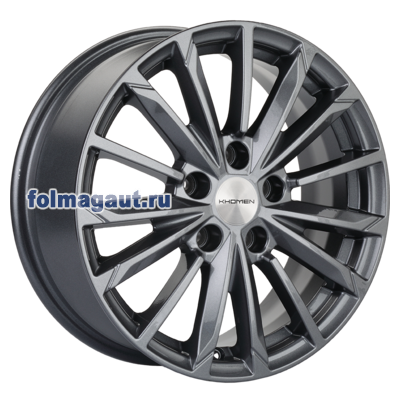  Khomen Wheels 6,5x16 5/108/43/65,1 Khomen Wheels KHW1611 GRAY . . (WHS524789) ()