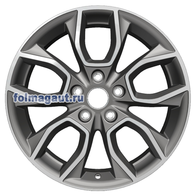  Khomen Wheels 7x17 5/114,3/45/67,1 Khomen Wheels KHW1713 GRAY FP . . (WHS498148) ()