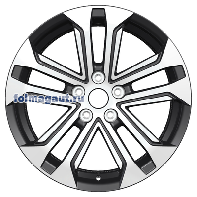  Khomen Wheels 7x18 5/114,3/45/60,1 Khomen Wheels KHW 1803 BLACK FP . . (WHS508328) ()