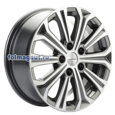  Khomen Wheels 6,5x16 5/108/50/63,3 Khomen Wheels KHW 1610 GRAY FP . . (WHS498222) ()