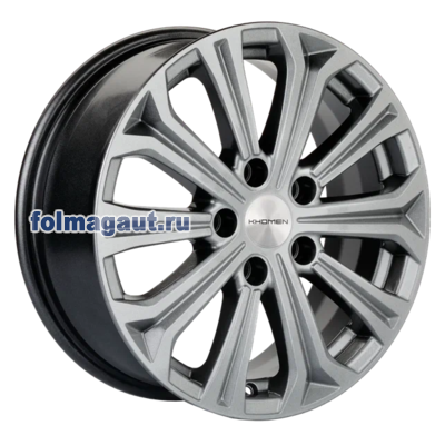  Khomen Wheels 6,5x16 5/108/50/63,3 Khomen Wheels KHW 1610 G/SILVER . . (WHS500119) ()