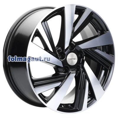  Khomen Wheels 7,5x18 5/108/40/60,1 Khomen Wheels KHW 1801 BLACK FP . . (WHS507329) ()