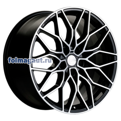  Khomen Wheels 8,5x19 5/112/30/66,6 Khomen Wheels KHW1902 BLACK FP . . (WHS504382) ()