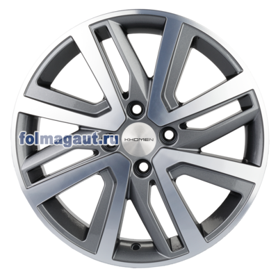  Khomen Wheels 6x16 4/100/37/60,1 Khomen Wheels KHW 1609 GRAY FP . . (WHS498216) ()