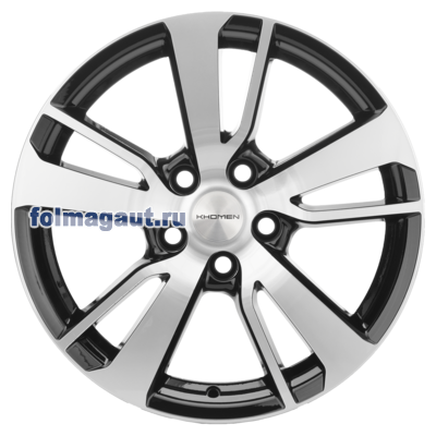  Khomen Wheels 7x17 5/108/50/63,35 Khomen Wheels KHW1704 BLACK FP . . (WHS525400) ()