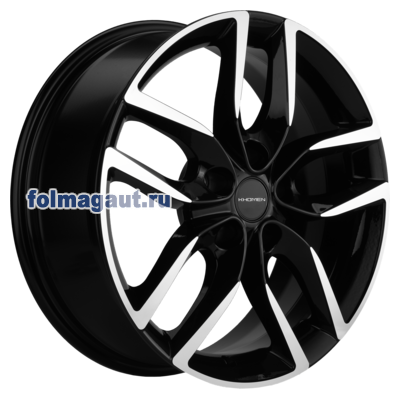  Khomen Wheels 6,5x17 5/114,3/49/67,1 Khomen Wheels KHW1708 BLACK FP . . (WHS525295) ()