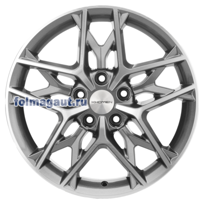  Khomen Wheels 7x17 5/114,3/50/67,1 Khomen Wheels KHW 1709 GRAY FP . . (WHS498253) ()