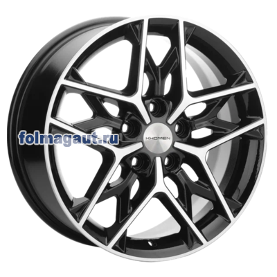  Khomen Wheels 7x17 5/114,3/48/67,1 Khomen Wheels KHW1709 BLACK FP . . (WHS525403) ()